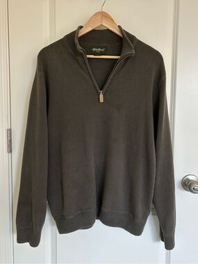 Eddie Bauer 100% Cotton Quarter Zip